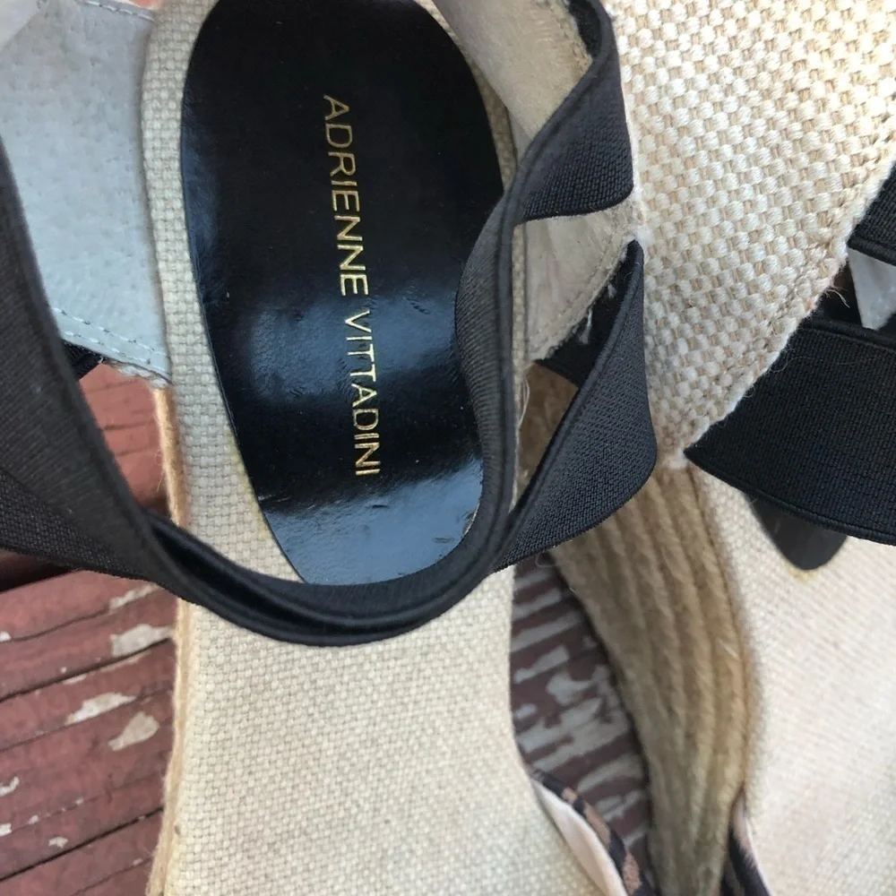 Adrienne Vittadini Animal  Print Women’s Summer Wedges Sandals